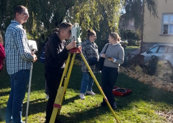 Zajęcia  praktyczne z geodetą