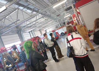 logistycy w PSP w Cieszynie