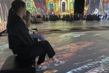 3Ta na wystawie Van Gogha, Katowice Nikiszowiec -  28.10. 2022