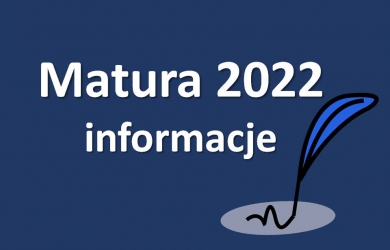 Matura 2022 - informacje