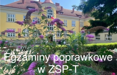 Harmonogram egzaminów poprawkowych