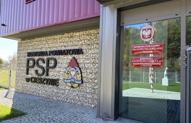 Logistycy odwiedzili Państwową Straż Pożarną w Cieszynie, 20.10.2025