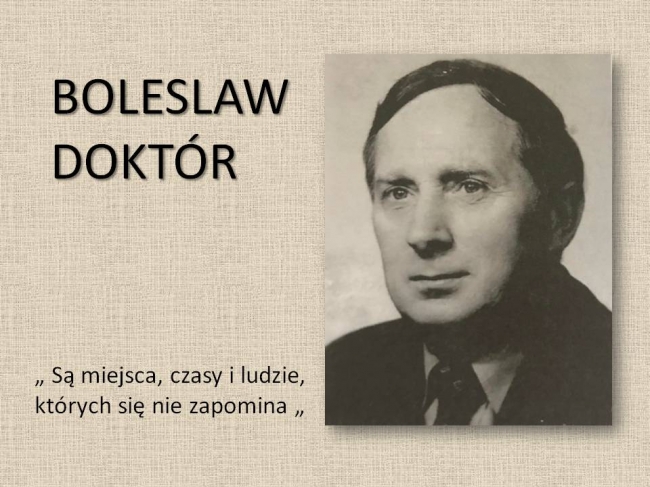 mgr inż. Bolesław Doktór - były dyrektor szkoły w Międzyświeciu
